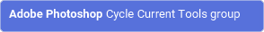 The Action 'Cycle Current Tools Group' as visible in Touch Portal.