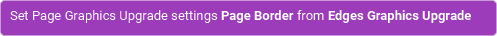 The Action 'Change Page Graphics Upgrade Setting' as visible in Touch Portal.