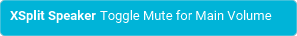 The Action 'Toggle Mute Volume Speaker' as visible in Touch Portal.