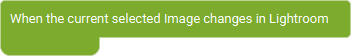 The Event 'When Current Image Changes' as visible in Touch Portal.