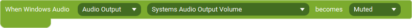 The Event 'When Windows Audio Source Mute State Changes' as visible in Touch Portal.