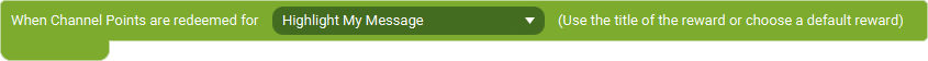 The Event 'On Channel Point Rewards Redemption Event' as visible in Touch Portal.