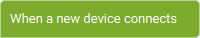 The Event 'When Device Connects' as visible in Touch Portal.